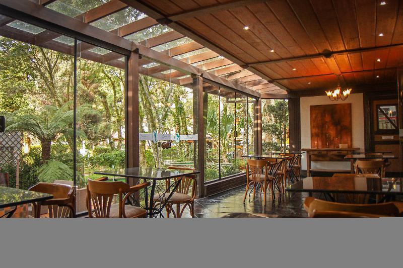 Bavaria Sport Hotel Gramado Exteriér fotografie The restaurant at the hotel